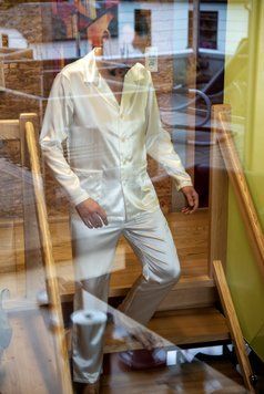 Elite silk - Seidenweber Herren pyjama long, XS