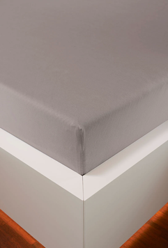 Простирадло на гумці Hefel Tencel Fitted Sheets Taupe, 90x200 - 100x220 на резинці