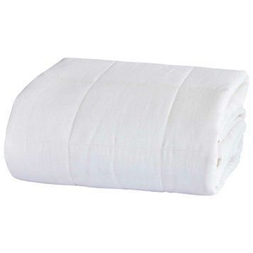 Бавовняне покривало Biancoperla Ajour White