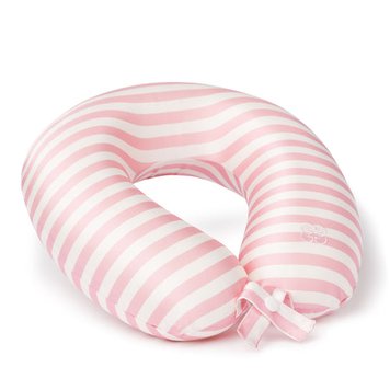 Travel pillow Gingerlily Pink & Ivory Silk