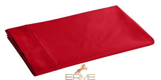 Постільна білизна Blanc Des Vosges Plain Satin Opera red, 50x70, 155x200, 180x290