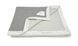 CO.BI. MELODY blanket - gray, Grey/white, 270x230
