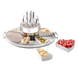 Christofle Mood Party Stainless Steel and Porcelain Tray