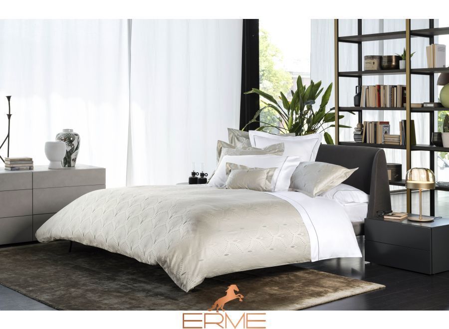 Bed linen Signoria Firenze - Manarola SILVER SAGE, 50x75 (2pc), 155x200 (2pc), 270x290