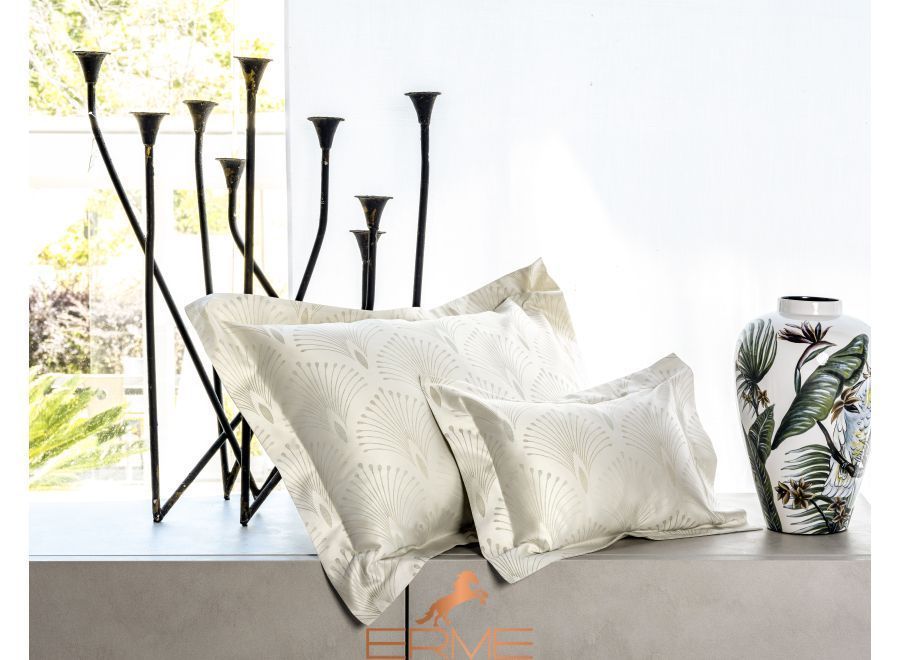 Bed linen Signoria Firenze - Manarola SILVER SAGE, 50x75 (2pc), 155x200 (2pc), 270x290