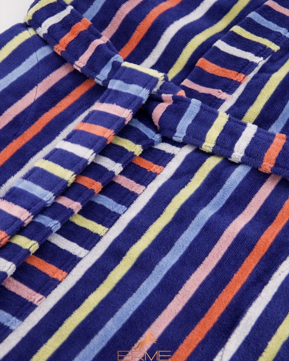 Женский халат Cawoe - 3343 Blau-Multicolor