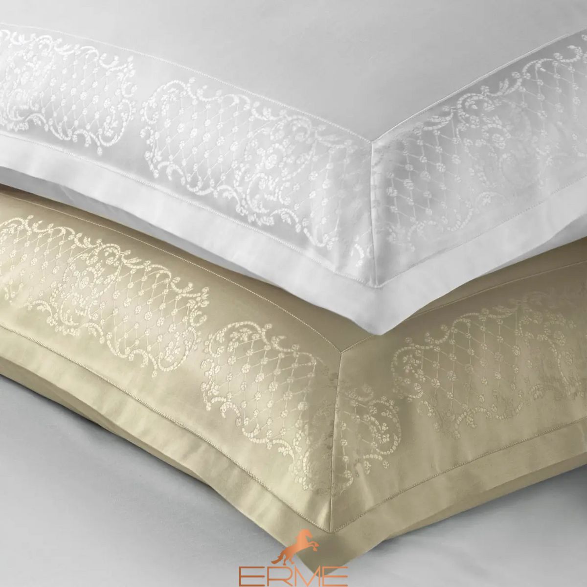 Quaqliotti bedding Vittoria, 50x75 (2pc), 240x260, 180x300