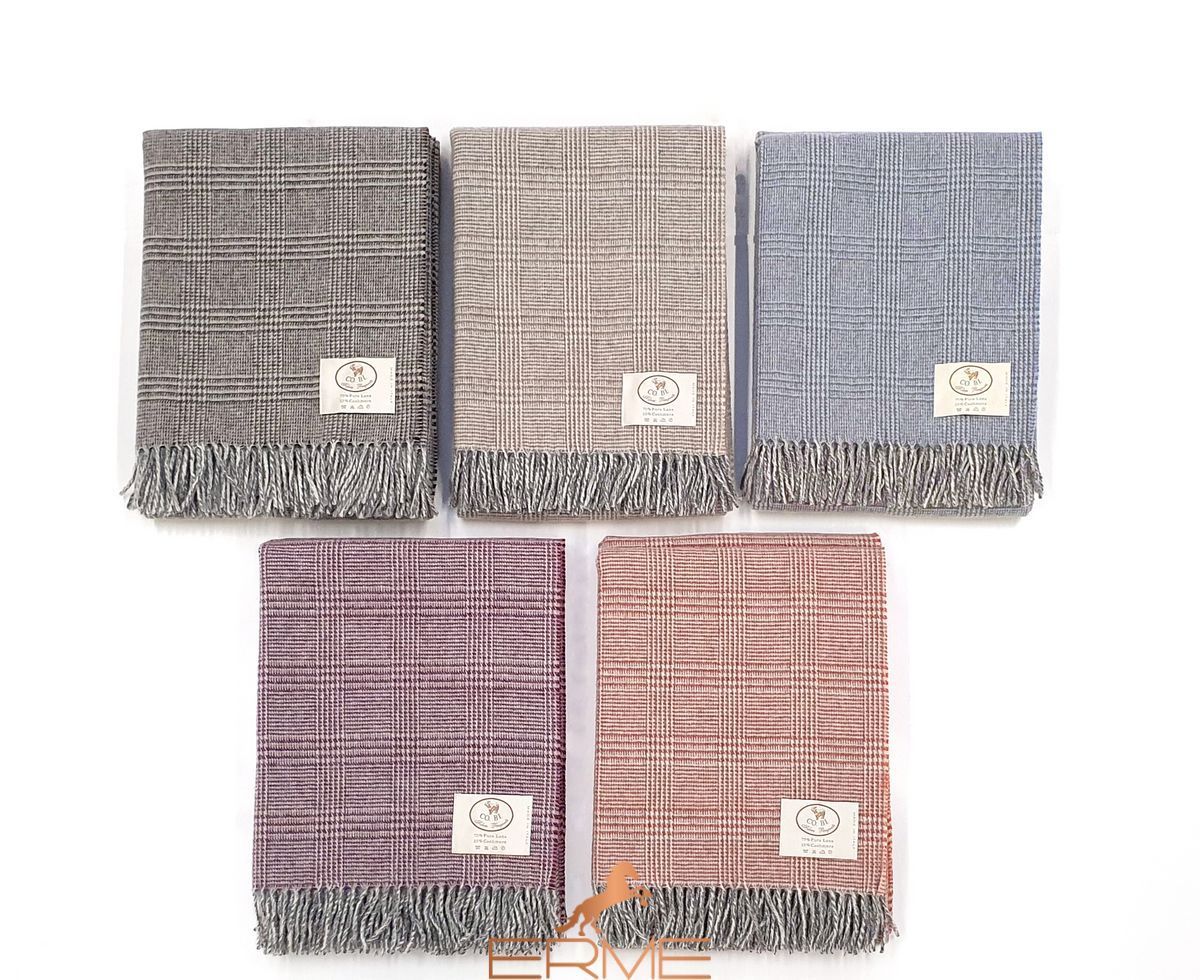 CO.BI. GLEN blanket - Light blue, Light blue, 140x180