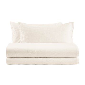 Bed linen Biancoperla - Nantes Ivory, 50x75 (2pc), 155x200 (2pc), 270x290