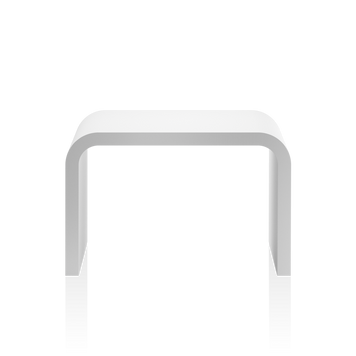 Decor Walter - Footrest White matt