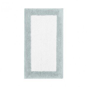 Коврик для ванной Graccioza Bicolore Sea Mist/White 100% хлопок (50х80 см)