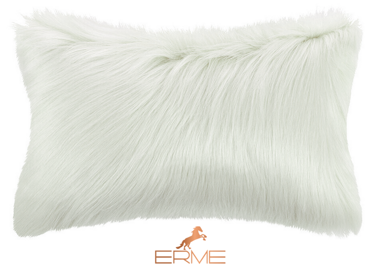 Square fur pillowcase Mansion - Himalaya Ivory