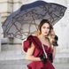 PASOTTI зонт - Black Umbrella with Chains Printed Interior