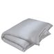 Gingerlily silk duvet cover - Silver Grey, 200x200