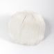 Round fur pillow Mansion - Himalaya Ivory