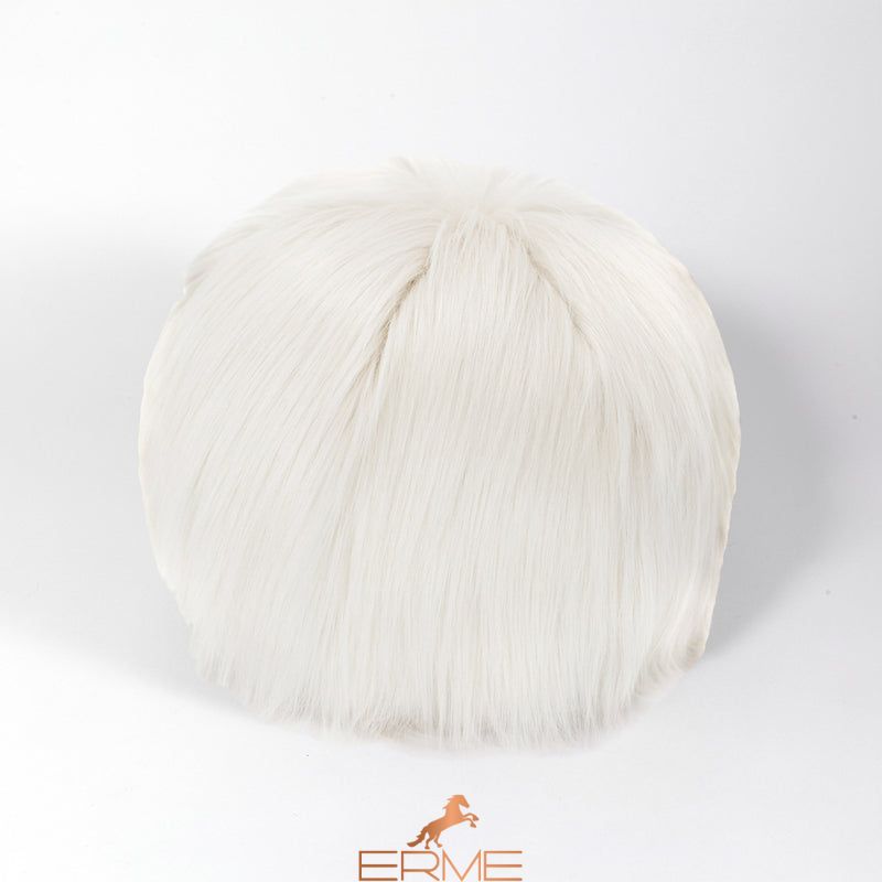 Round fur pillow Mansion - Himalaya Ivory