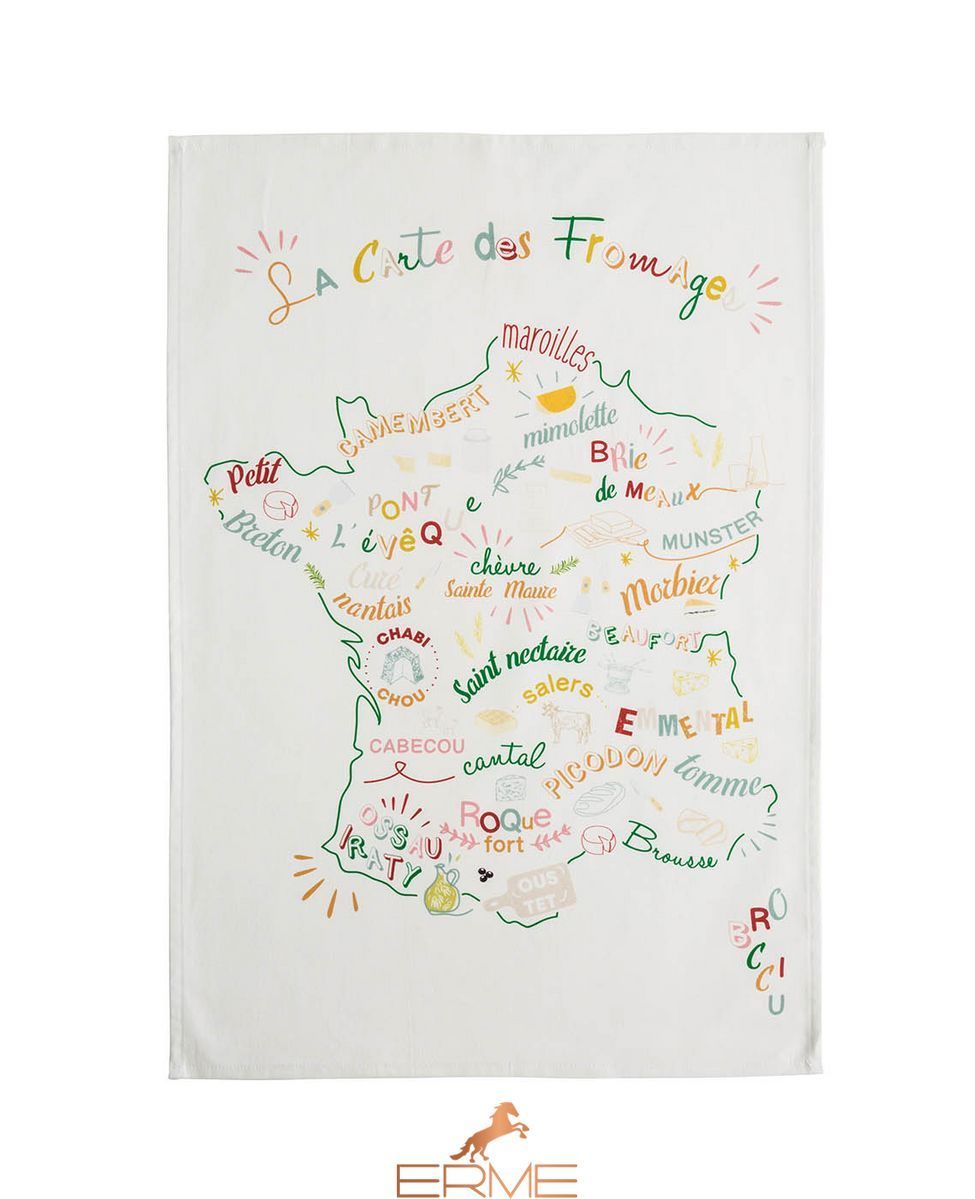 Kitchen towel Coucke - Fromages et R&eacute;gions