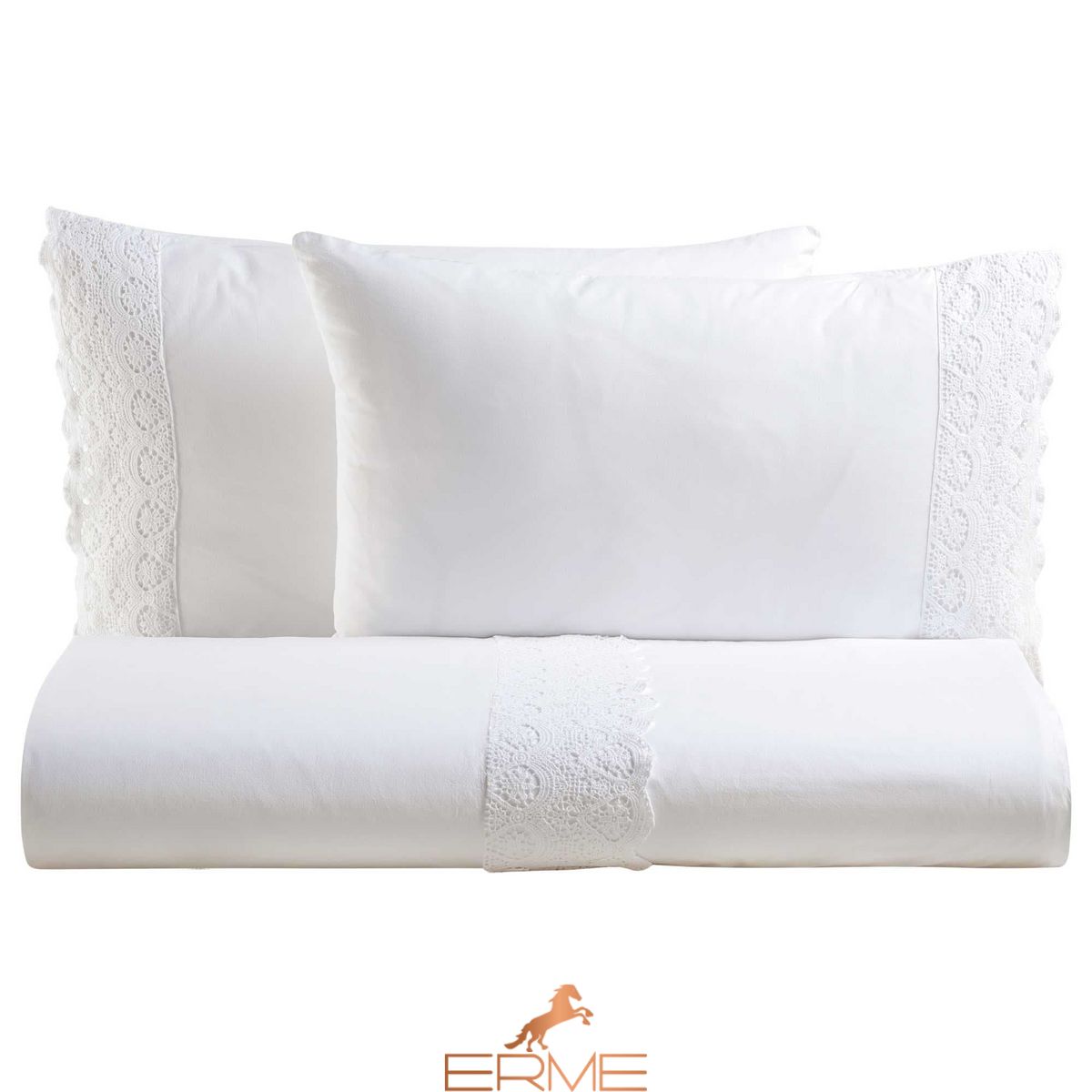 Постільна білизна Biancoperla - Canastra White, 50x75 (2шт), 220x240, 270x290