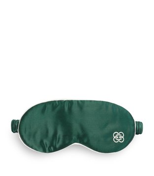 Sleeping mask Gingerlily - Green, 8.3 x 3.5, 10,2 x 4,7 x 1,2