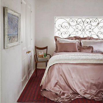 Шовкова постільна білизна Gingerlily Vintage Pink, 50x75 (2шт), 200x200, 160x200 на резинці