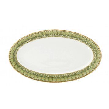 Deshouli&egrave;re Arcades Vert - Oval dish 230 x 130 mm