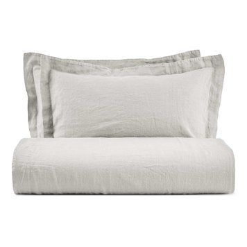 Постільна білизна Biancoperla - Hamilton Oyster, 50x75 (2шт), 155x200 (2шт), 270x290