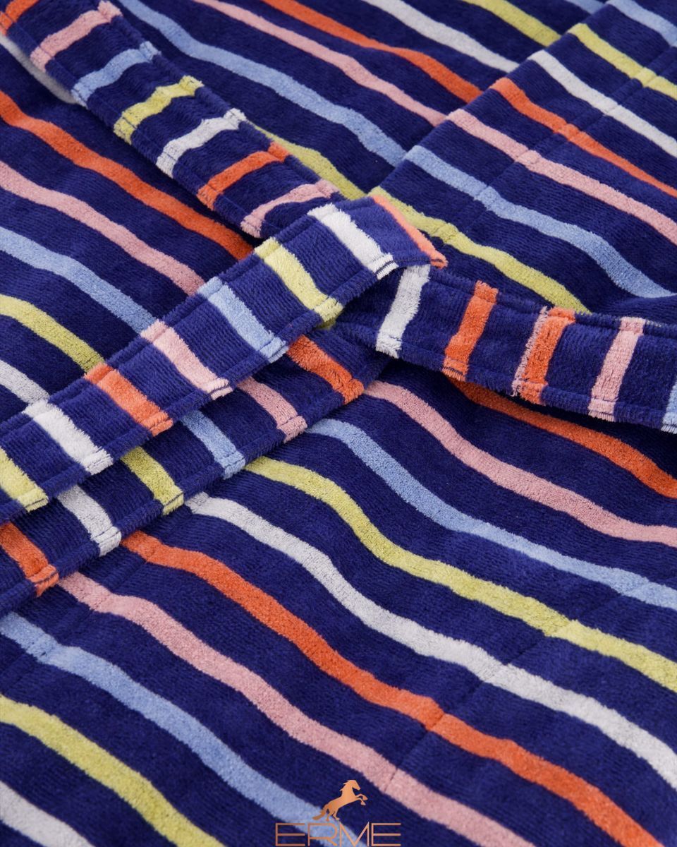 Жіночий халат Cawoe - 3344 Blau-Multicolor