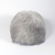 Round fur pillow Mansion - Himalaya Pearl