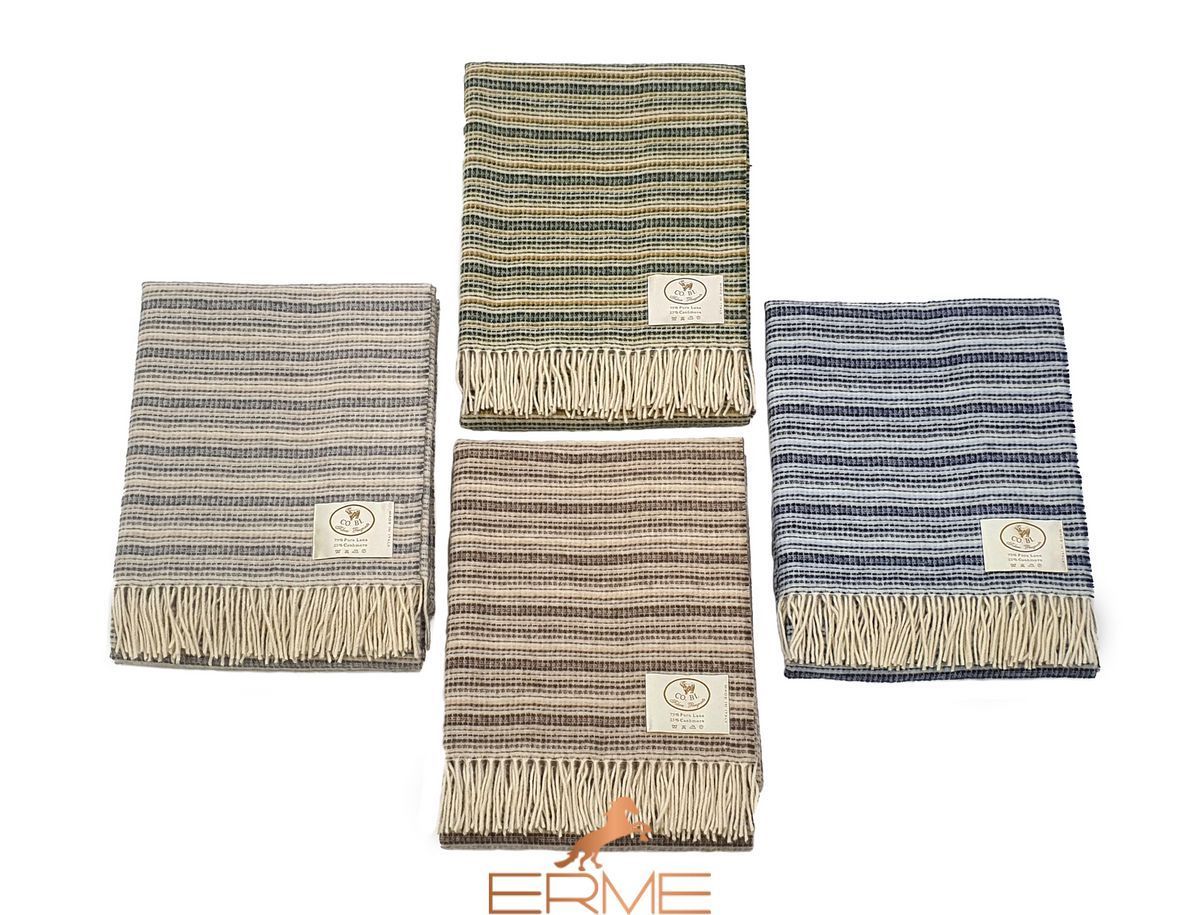 CO.BI. OREN blanket, Grey, 140x180