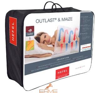 Наматрасник вискоза с кукурузой Hefel Outlast® & Maize (с резинкой по периметру), 90x200, 640 гр