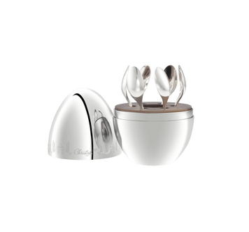Christofle Mood Skyline Istanbul 6-Piece Espresso Spoon Set with Chest