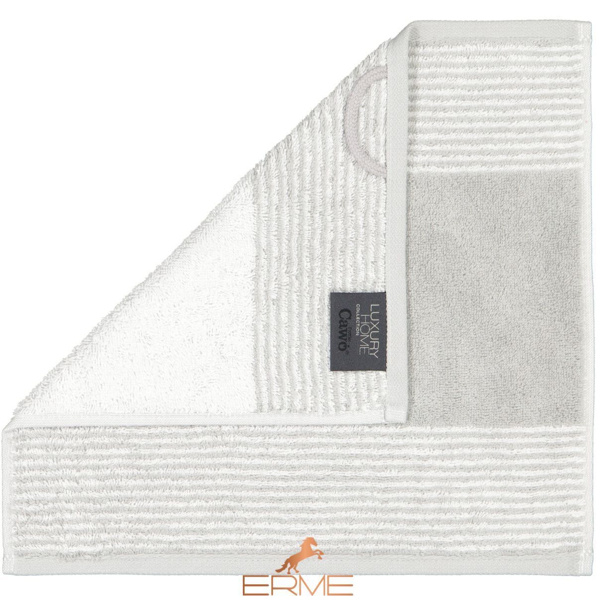 Towel Cawoe - Two-tone Platin, 30х30