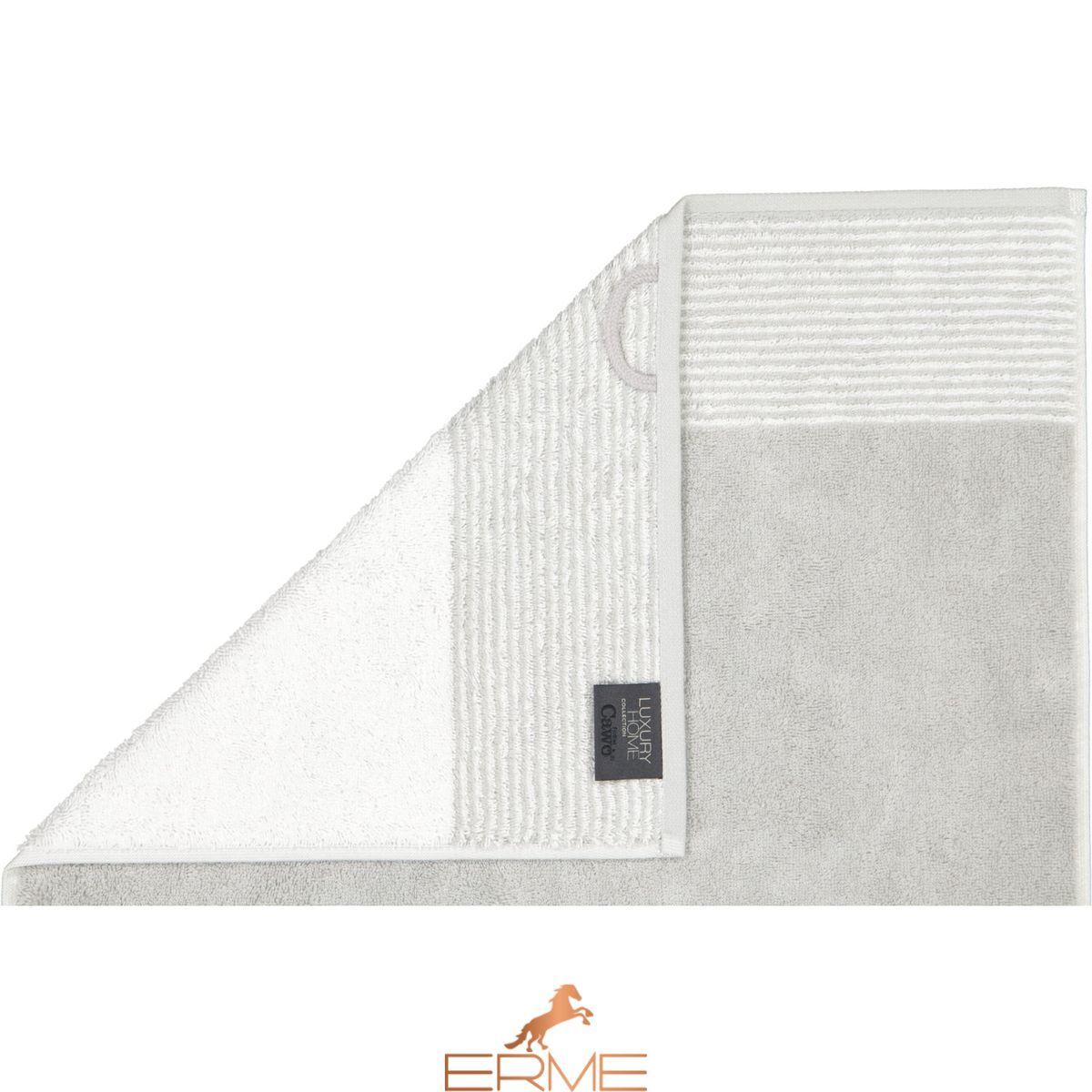 Towel Cawoe - Two-tone Platin, 30х30