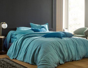 Постільна білизна Blanc Des Vosges Washed Linen Celadon, 50x75, 150x200, 180x290, Без резинки