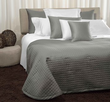 Signoria Firenze - Quilted bedspread MASACCIO Lead Grey, Lead Grey, 260x270