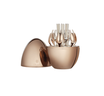 Christofle Mood Asia Precious Rose Gold 24-Piece Flatware Set for 6 People