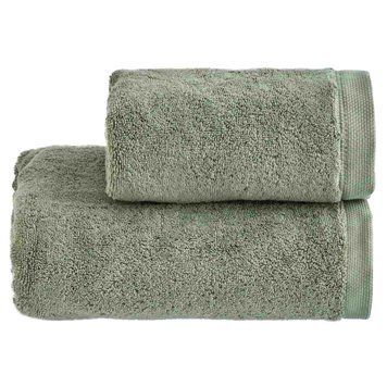Набір рушників для обличчя + гостьове Biancoperla Opale Bosco, 60х110 + 40х60 + 100x140