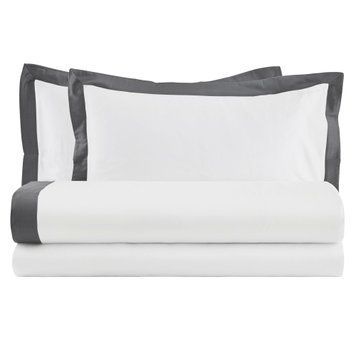 Bed linen Biancoperla - Mirage Grisaille, 50x75 (2pc), 155x200 (2pc), 270x290