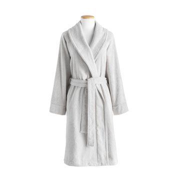 Махровий халат 100% бавовна ESS-CALE Bathrobe Light Grey (розмір S)