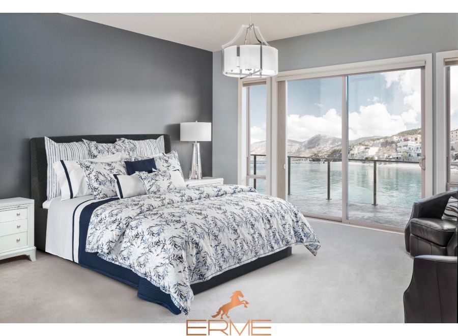 Bed linen Signoria Firenze Natura BLUE, 50x75, 155x200 (2pc), 270x290