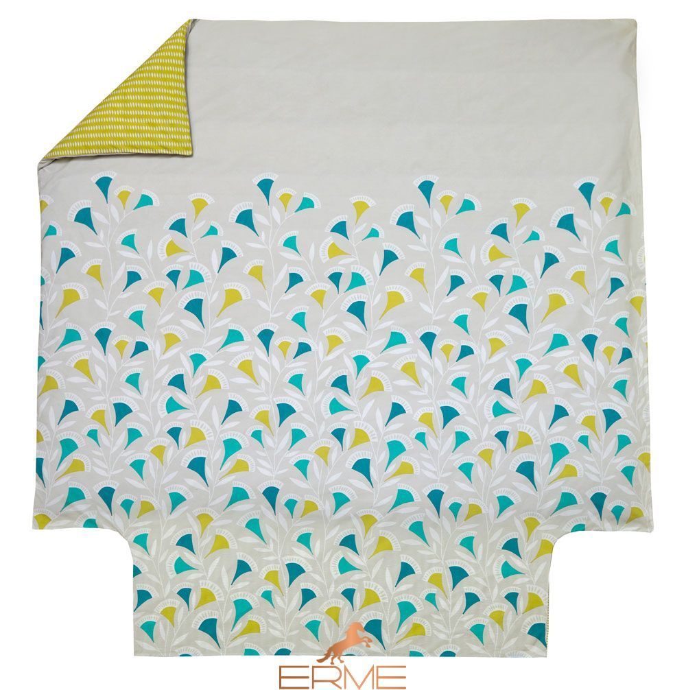 Постільна білизна Scion Living Noukku Flore Tilleul, 50x70, 155x200, 180x290
