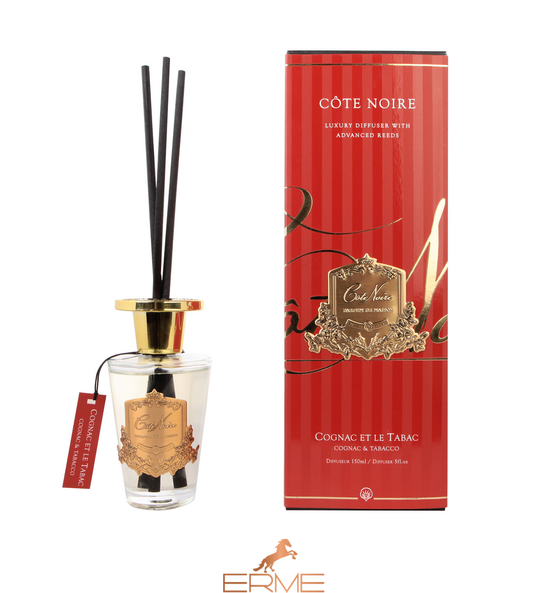 Aroma diffuser Cote Noire Gold - Cognac and tobacco, Under the order (delivery from 4 weeks), 90 ml