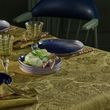 Tablecloth Garnier Thiebaut Mille isaphire vermeil