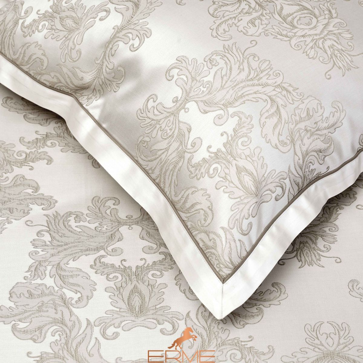 Постельное белье Signoria Firenze - Reggia IVORY, 50x75 (2шт), 155x200 (2шт), 270x290
