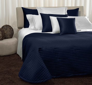 Signoria Firenze - Quilted bedspread MASACCIO Midnight Blue, Midnight Blue, 260x270