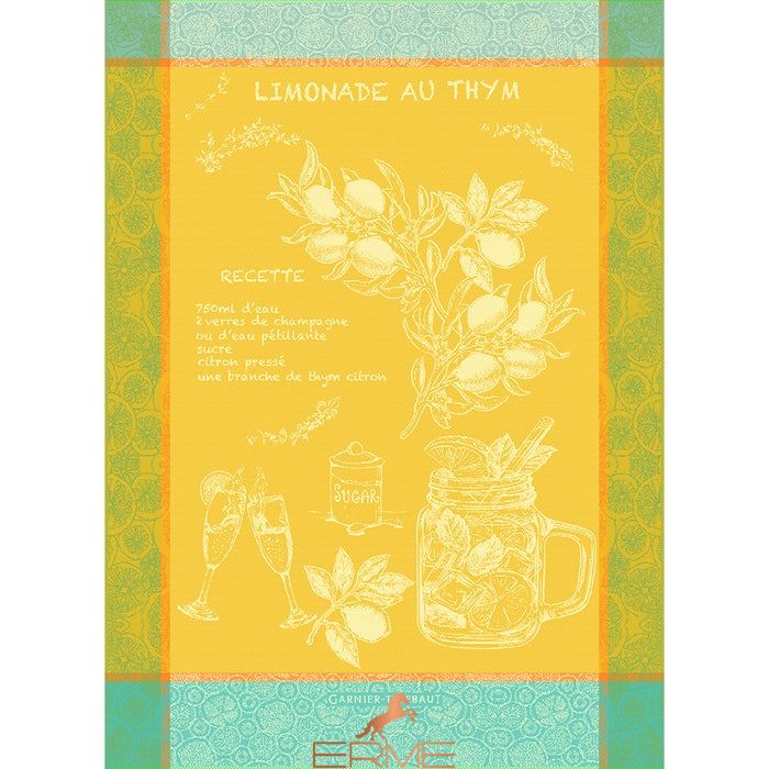 Kitchen towel Coucke Garnier Thiebaut - Limonade au thym soleil