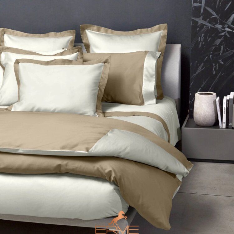 Bed linen Signoria Firenze Double - PANNA / FLAX, 50x75, 220x240, 270x290