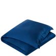 Gingerlily silk duvet cover - Navy, 200x200