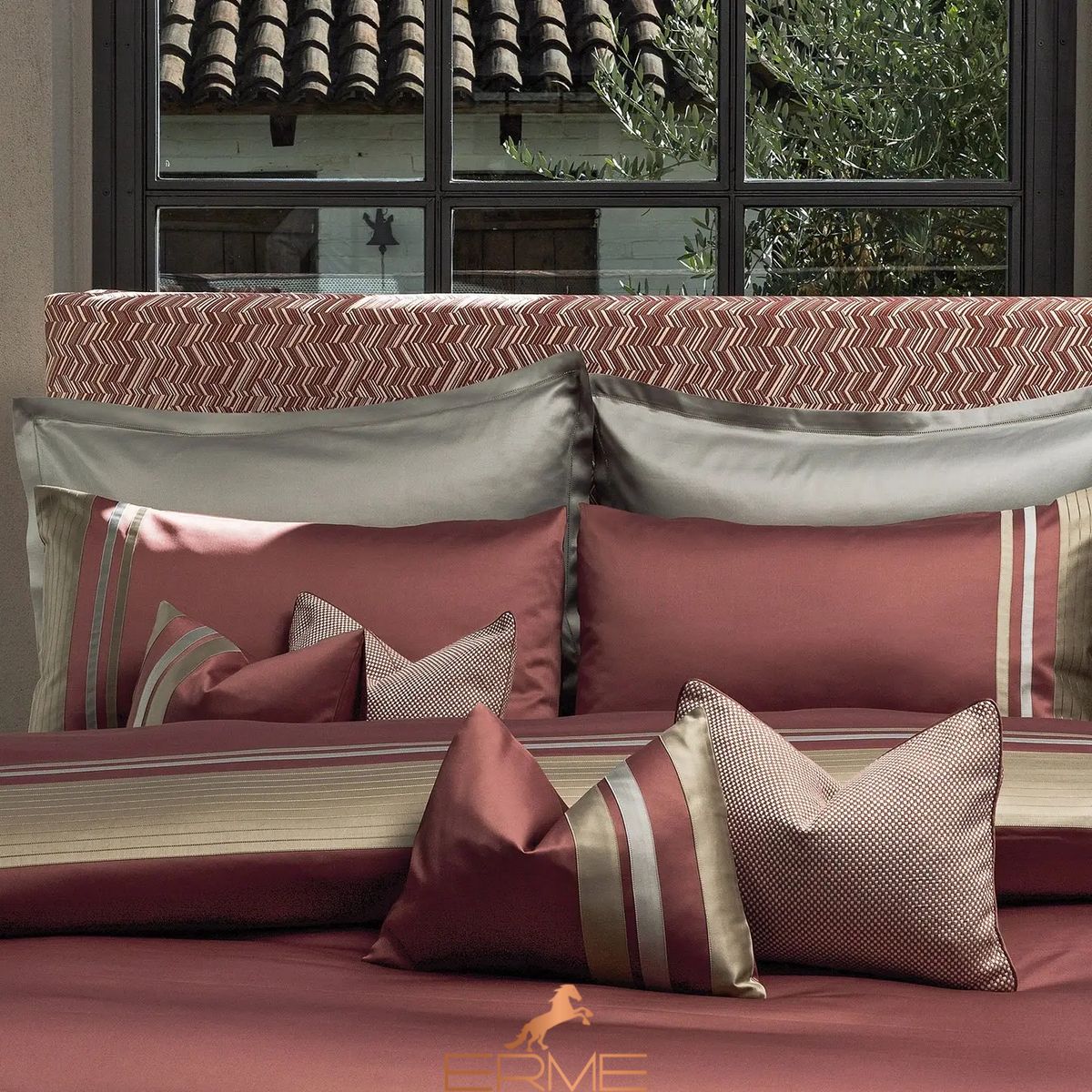 Quaqliotti bedding Stresa, 50x75 (2pc), 155x200, 270x300