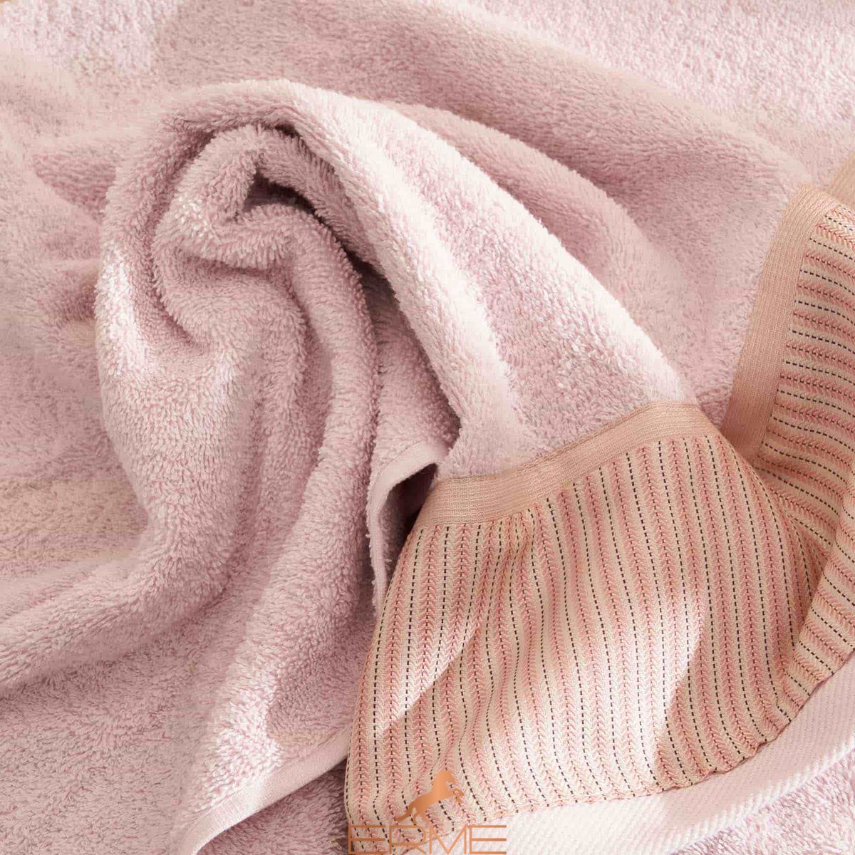 Набір рушників для обличчя + гостьове Biancoperla Galles Deluxe Incenso, 60х110 + 40х60 + 100x140